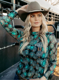 Concho queen top
