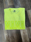 Mama neon blue